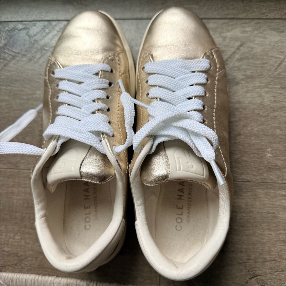 Cole Haan Women's Metallic Gold Sneakers